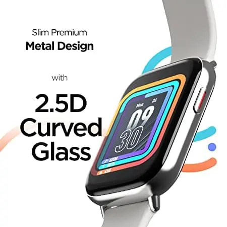 zopic boAt Matrix Smart Watch with 1.65” AMOLED Display, Always On Mode, Slim Premium Design, Heart Rate & SpO2 Monitoring, Health Ecosystem & Multiple Sports Modes,3ATM & 7 Days Battery Life(Twilight Grey)