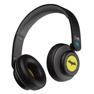 boAt Rockerz 450 Batman DC Edition Bluetooth Headphones, Battery 300 mAh, Standby Time 400 hours, Playback Time 15 hours, (Knight Black) | zopic