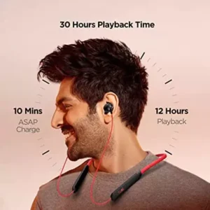 boAt Rockerz 205 Pro Neckband Bluetooth Wireless Earphones with Beast Mode 30 Hours Playtime, ASAP Charge, 10mm Drivers, Dual Pairing & IPX5