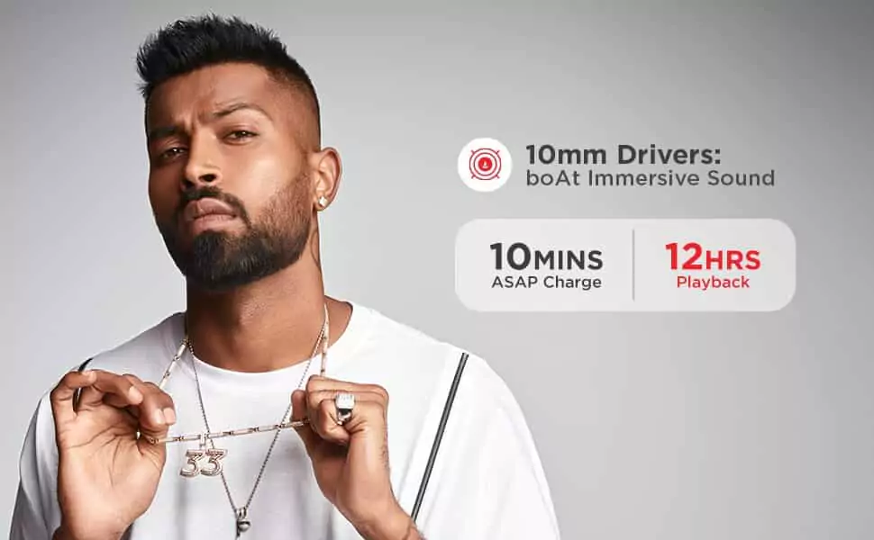 zopic neckband boAt Rockerz 205 Pro with Beast Mode 30 Hours Playtime, ASAP Charge, 10mm Drivers, Dual Pairing & IPX5 Bluetooth Wireless in Ear Earphones with Mic neckband
