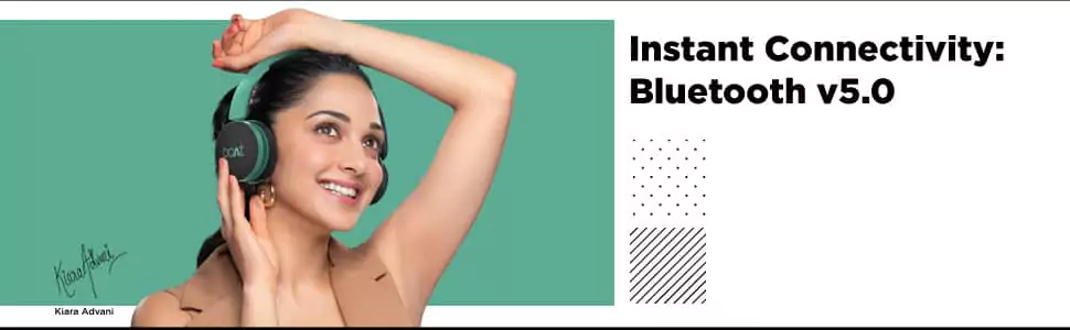 zopic boAt Rockerz 370 On Ear Bluetooth Headphones with Upto 12 Hours Playtime, Cozy Padded Earcups and Bluetooth v5.0, Instant Voice Assistant