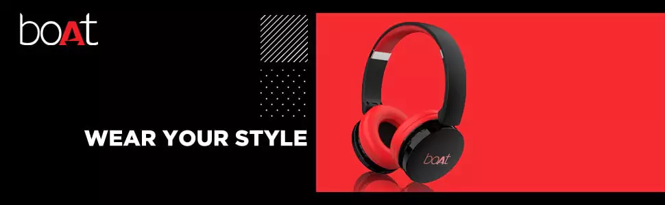 zopic boAt Rockerz 370 On Ear Bluetooth Headphones with Upto 12 Hours Playtime, Cozy Padded Earcups and Bluetooth v5.0, Instant Voice Assistant