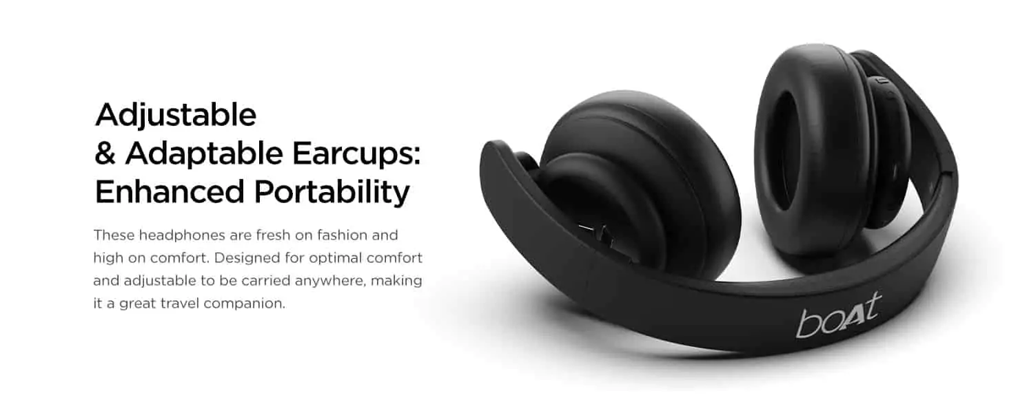 zopic boAt Rockerz 450 Pro Bluetooth On Ear Headphones with Mic with 70 Hours Battery, 40Mm Drivers, Bluetooth V5.0 Padded Ear Cushions, Easy Access Controls and Voice Assistant