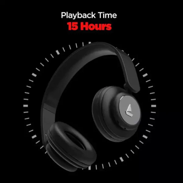 zopic boAt Rockerz 450 Pro Bluetooth On Ear Headphones with Mic with 70 Hours Battery, 40Mm Drivers, Bluetooth V5.0 Padded Ear Cushions, Easy Access Controls and Voice Assistant