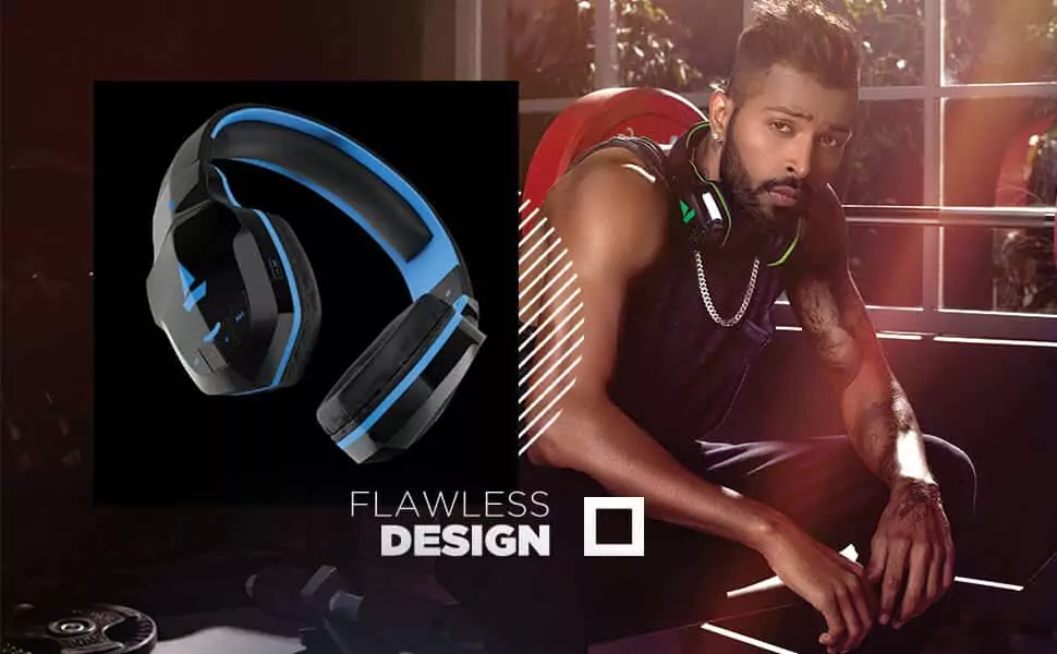 zopic boAt Rockerz 510 Bluetooth Wireless Over Ear Headphones with Mic and Upto 20 Hours Playback, 50MM Drivers, Padded Ear Cushions and Dual Modes