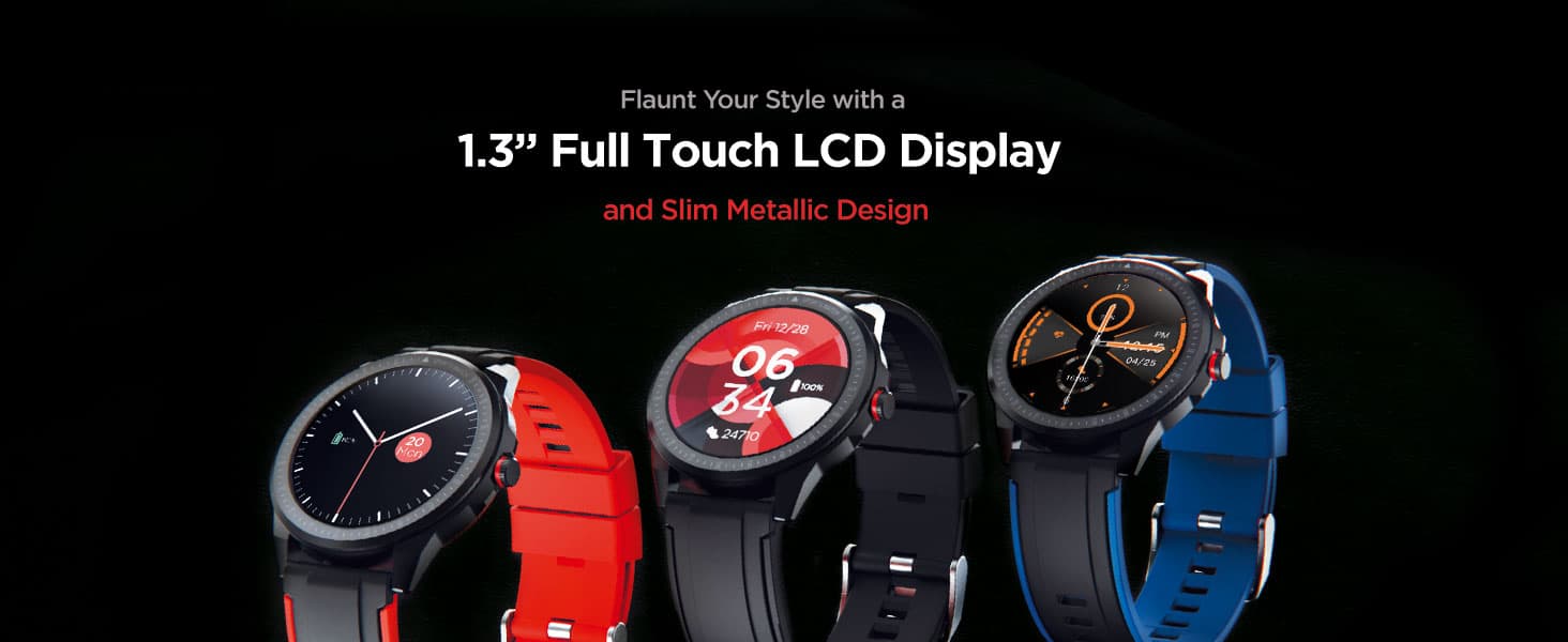 boat smartwatch FLASH zopic boAt Flash Edition Smartwatch with Activity Tracker,Multiple Sports Modes,Full Touch 3.30 cm ( 1.3") Screen,Gesture Control,Sleep Monitor,Camera & Music Control,IP68 Dust,Sweat & Splash Resistance(Moon Red)