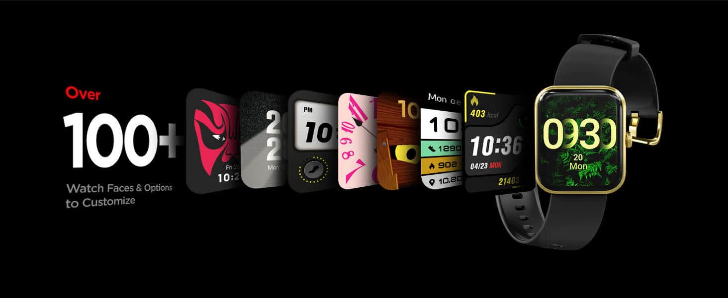 zopic boAt Xtend Smartwatch with Alexa Built-in, 1.69” HD Display, Multiple Watch Faces, Stress Monitor, Heart & SpO2 Monitoring, 14 Sports Modes, Sleep Monitor, 5 ATM & 7 Days Battery(Pitch Black)