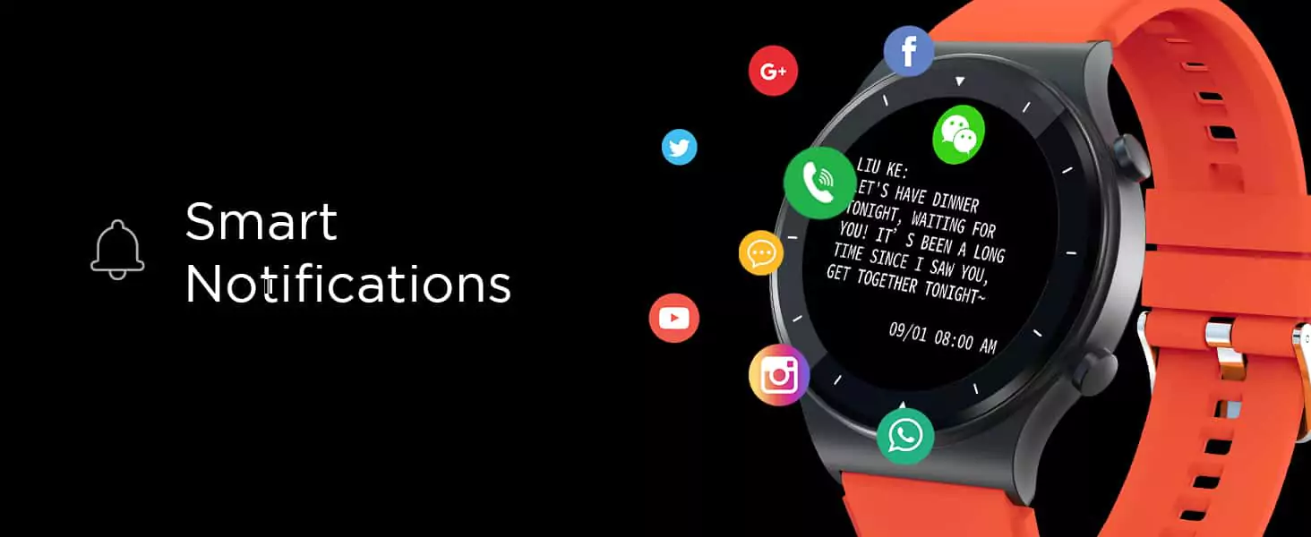 zopic Fire-Boltt 360 Pro smartwatch Bluetooth Calling, Local Music and TWS Pairing, 360*360 Display with Rolling UI & Dual Button Technology, Spo2, HeartRate & Temperature