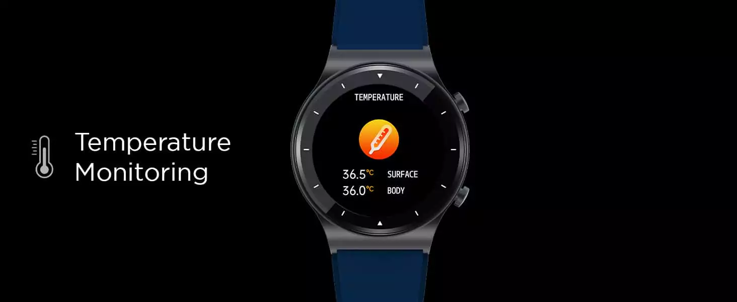 zopic Fire-Boltt 360 Pro smartwatch Bluetooth Calling, Local Music and TWS Pairing, 360*360 Display with Rolling UI & Dual Button Technology, Spo2, HeartRate & Temperature