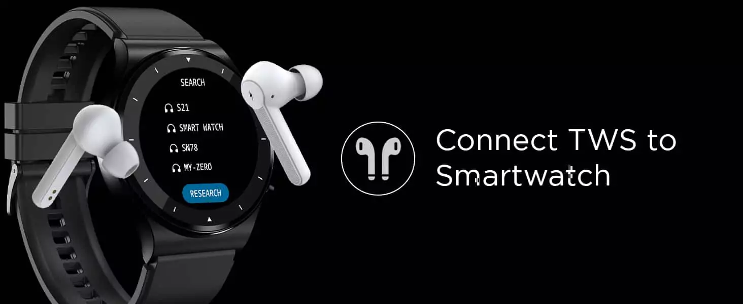 zopic Fire-Boltt 360 Pro smartwatch Bluetooth Calling, Local Music and TWS Pairing, 360*360 Display with Rolling UI & Dual Button Technology, Spo2, HeartRate & Temperature