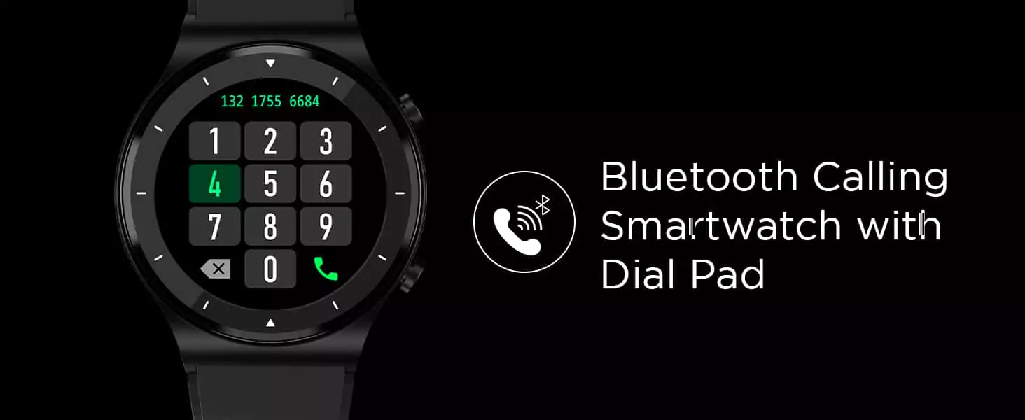 zopic Fire-Boltt 360 Pro smartwatch Bluetooth Calling, Local Music and TWS Pairing, 360*360 Display with Rolling UI & Dual Button Technology, Spo2, HeartRate & Temperature