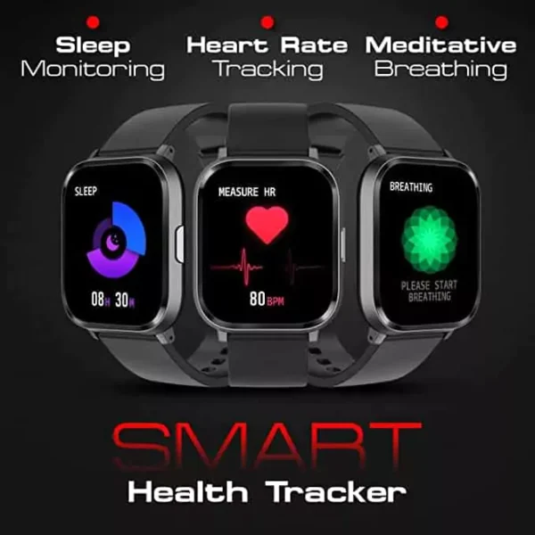 zopic Fire-Boltt Ninja 2 Max 1.5" Full Touch Display, SpO2, Heart Rate, 20 Sports Mode & Sleep Monitor, Gesture,Camera & Music Control, IP68 Dust & Sweat Resistance