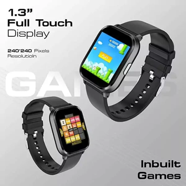 zopic Fire-Boltt Ninja 2 SpO2 Full Touch Smartwatch with 30 Workout Modes, Heart Rate Tracking, and 100+ Cloud Watch Faces, 7 Days of extensive Battery
