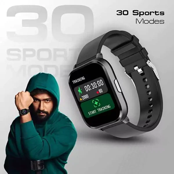 zopic Fire-Boltt Ninja 2 SpO2 Full Touch Smartwatch with 30 Workout Modes, Heart Rate Tracking, and 100+ Cloud Watch Faces, 7 Days of extensive Battery