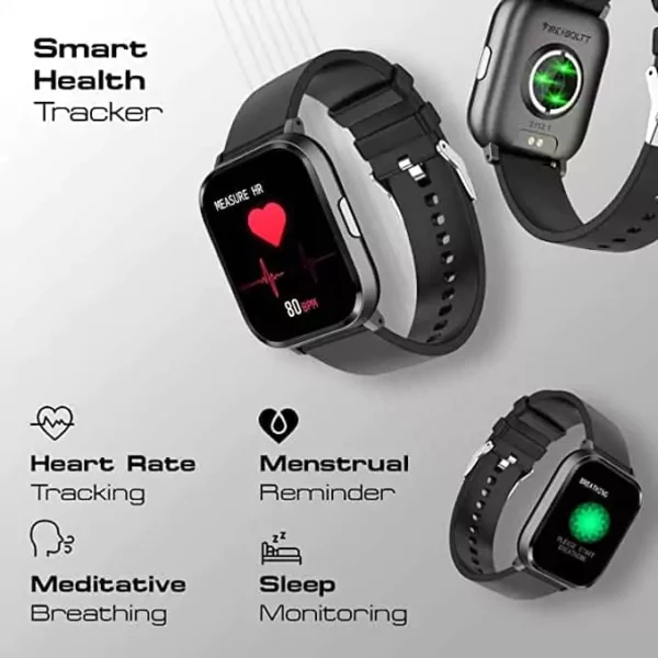 zopic Fire-Boltt Ninja 2 SpO2 Full Touch Smartwatch with 30 Workout Modes, Heart Rate Tracking, and 100+ Cloud Watch Faces, 7 Days of extensive Battery