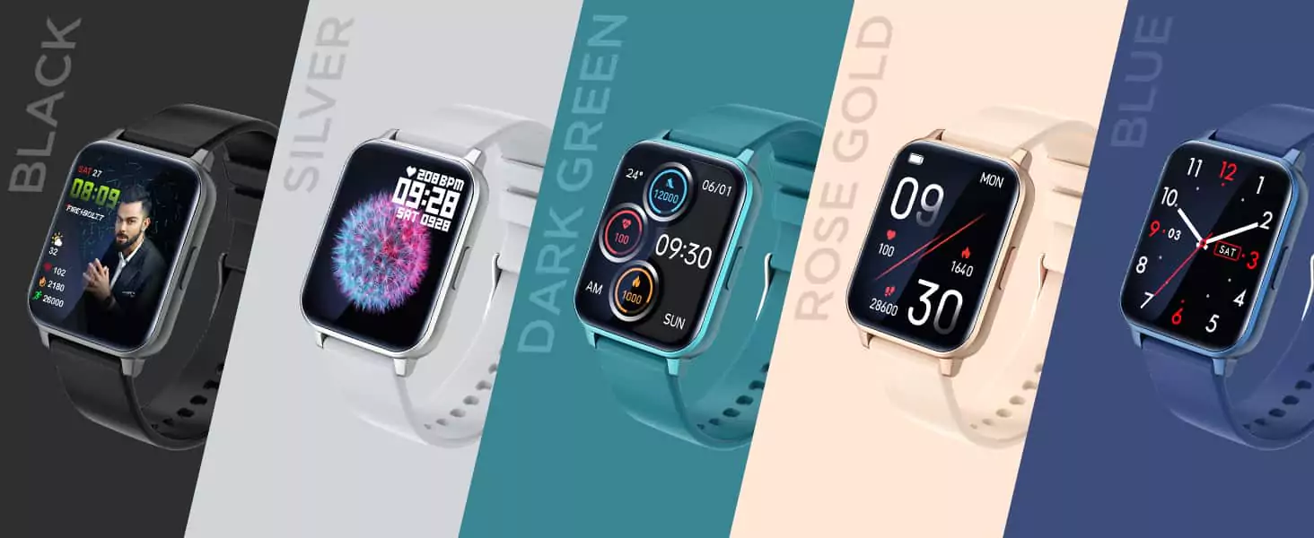 Fire-Boltt Ninja 3 Smartwatch Full Touch 1.69” & 60 Sports Modes with IP68, Sp02 Tracking, Over 100 Cloud based watch faces, Free Size | zopic