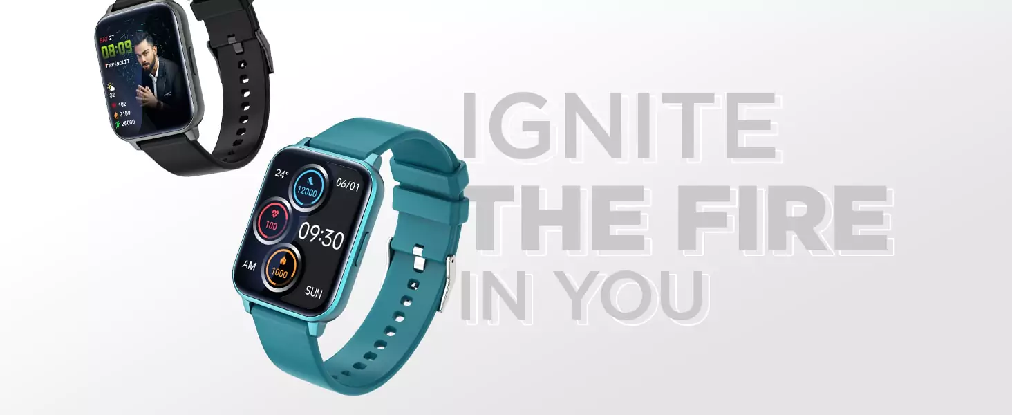 Fire-Boltt Ninja 3 Smartwatch Full Touch 1.69” & 60 Sports Modes with IP68, Sp02 Tracking, Over 100 Cloud based watch faces, Free Size | zopic