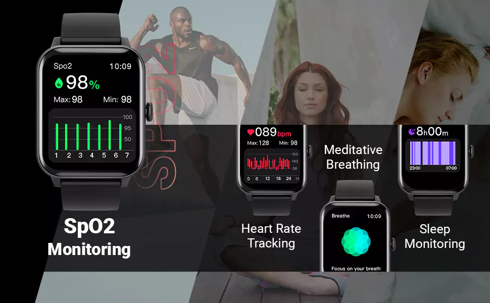 zopic Fire-Boltt Ninja Calling 1.69"(42.9cm) Full Touch Bluetooth Calling Smartwatch with 30 Sports Mode, SpO2, Heart Rate Monitoring & AI Voice Assistant, Free Size
