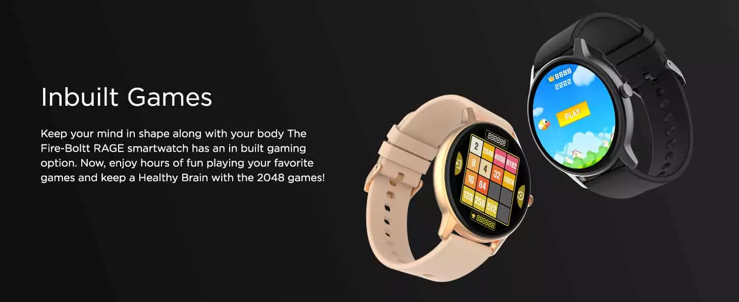 zopic Fire-Boltt Rage Smartwatch Full Touch 1.28” Display & 60 Sports Modes with IP68 Rating, Sp02 Tracking, Over 100 Cloud Based Watch Faces, Free Size