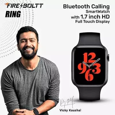 fire boltt ring smartwatch ring zopic vikcy kaushal black color