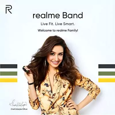 zopic realme band smarwatch shraddha-kapoor-realme-banner-zopic