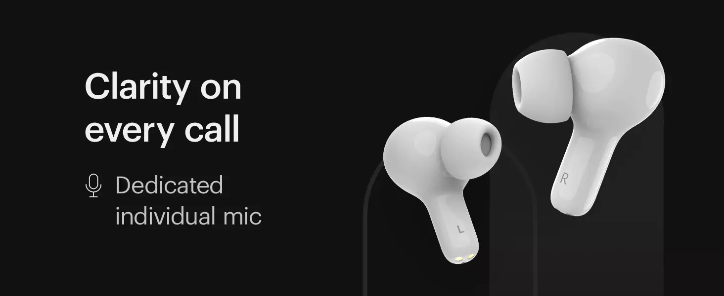 Noise Air Buds+ Truly Wireless Earbuds with Instacharge & Hypersync Technology, Silicone tip, Superb Calling & 20 Hour Playtime | zopic