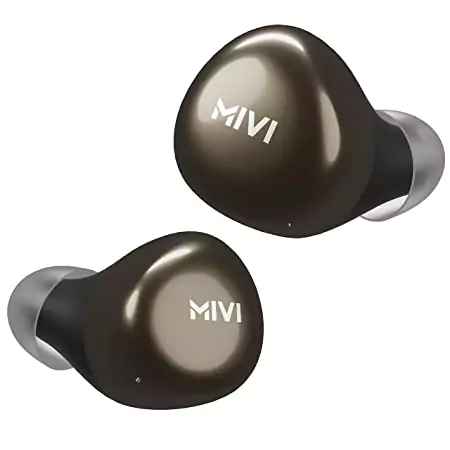 Mivi Duopods M40 True Wireless BluetoothIn Ear Earbuds with Mic, Studio Sound, Powerful Bass, 24 Hours of Battery and EarPods with Touch Control | zopic