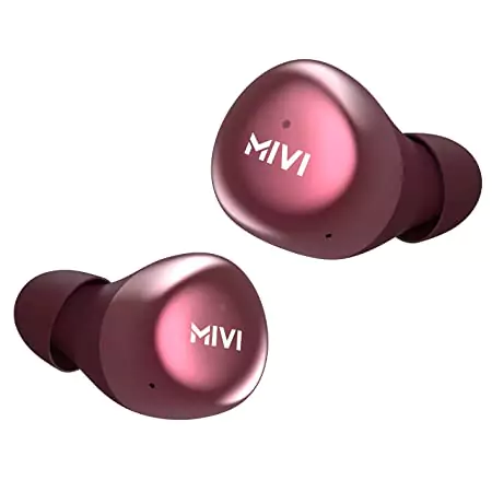 Mivi Duopods M40 True Wireless BluetoothIn Ear Earbuds with Mic, Studio Sound, Powerful Bass, 24 Hours of Battery and EarPods with Touch Control | zopic