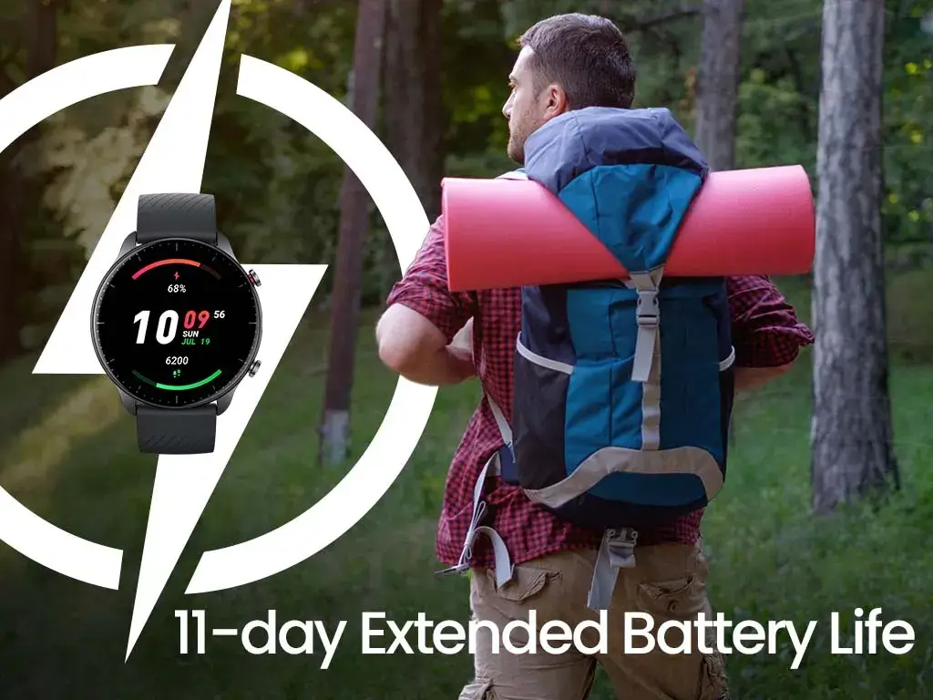 Amazfit GTR 2 (New Version) Smartwatch with 1.39-inch HD AMOLED Screen covered in 2.5D Glass, Bluetooth Phone Calls, 3GB Music Storage, 11 Days Battery Life | zopic