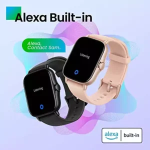 Amazfit GTS 2 (New Version) Smartwatch Bluetooth Calling with Ultra HD AMOLED Display, Built-in GPS, 7 Days Battery Life, Bluetooth Phone Calls, 3GB Music Storage, 90 Sports Modes