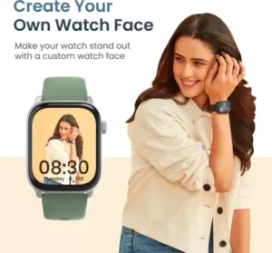 Ambrane Flex Smartwatch Lucid Display, Battery 7 Days, 130+ Watch Faces, Customizable Watch Face, Flashlight, Find Phone and Theatre Mode
