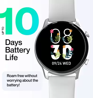 Ambrane Wise-roam Smartwatch Battery 10 Days, Bluetooth Calling with Lucid Display, 60 Sports Modes, Sturdy Body, 100+ Watch Faces, Inbuilt Games | zopic