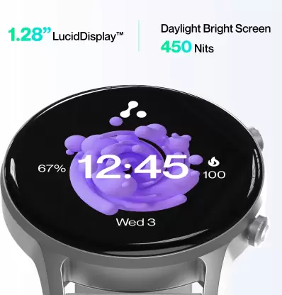 Ambrane Wise-roam Smartwatch Battery 10 Days, Bluetooth Calling with Lucid Display, 60 Sports Modes, Sturdy Body, 100+ Watch Faces, Inbuilt Games | zopic