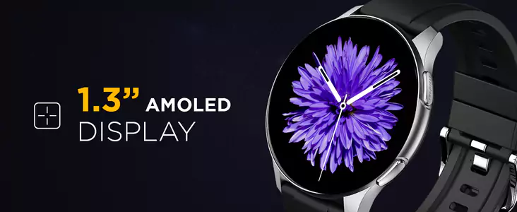 Fire Boltt INVINCIBLE Smartwatch 1.39 inches AMOLED Bluetooth Calling ALWAYS ON, 100 Inbuilt Watch Faces & 8GB Memory Storage, 7 Days Battery Life | zopic