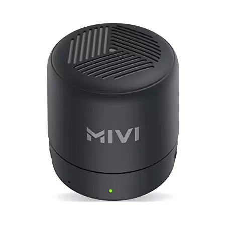 Mivi Play Speaker Bluetooth with 12 Hours Playtime. Wireless Speaker Made in India with Exceptional Sound Quality, Portable and Built in Mic-Turquoise, One Size | zopic