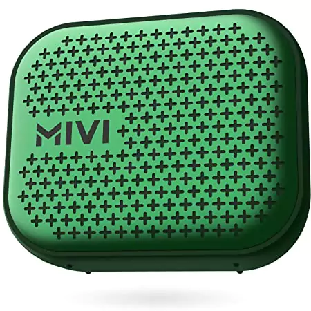 Mivi Roam 2 Speaker Bluetooth 5W Portable Speaker,24 Hours Playtime,Powerful Bass, Wireless Stereo, Waterproof, Bluetooth 5.0 and in-Built Mic with Voice Assistance | zopic