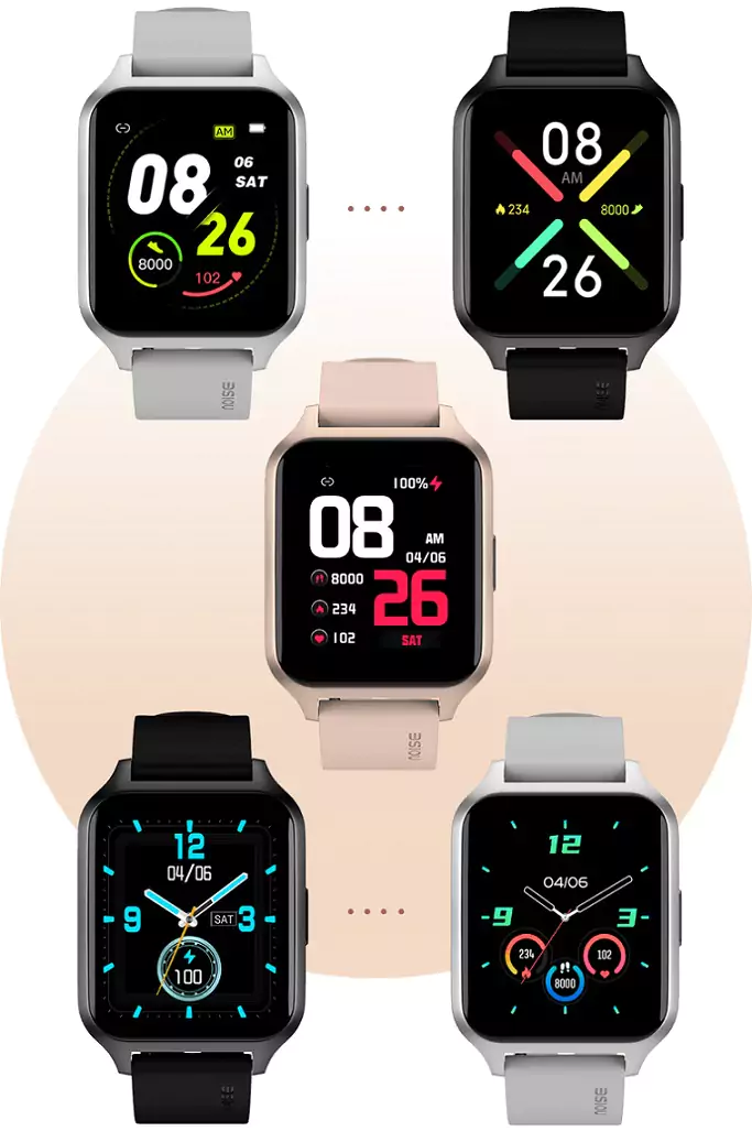 Noise ColorFit Brio Smartwatch, 100+ watch faces, Battery 10 days, 24*7 Heart Rate Monitor, 50 Sports Modes, DND & Quick Reply, Fitness & Outdoor, Regular | zopic