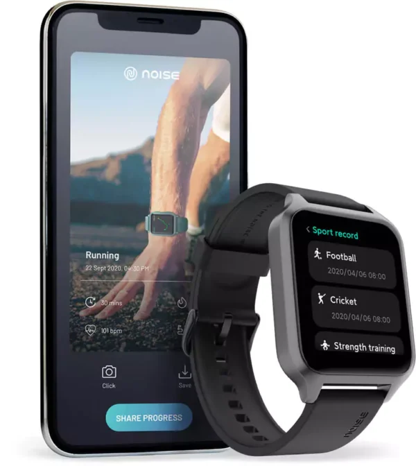 Noise ColorFit Brio Smartwatch, 100+ watch faces, Battery 10 days, 24*7 Heart Rate Monitor, 50 Sports Modes, DND & Quick Reply, Fitness & Outdoor, Regular | zopic