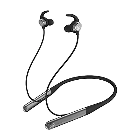 Noise Flair in-Ear Wireless BT Smart Neckband Earphone with Touch Controls, 35 Hour Playtime, Environmental noise Cancellation with Dual mic, Fast Charging | zopic
