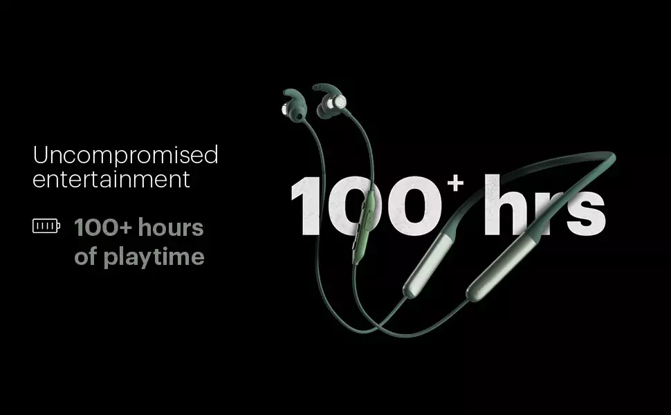 Noise Xtreme Neckband Wireless with 100 + Hours of Playtime, Instacharge, ESR, Hyper Sync, Dual Pairing, Low Latency, 10mm Driver | zopic