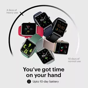 Noise ColorFit Pro 3 Assist Smartwatch with 24*7 Spo2 Monitoring, 1.55″ HD TruView Display, Stress, Sleep, Heart Rate Tracking, Battery 10 Days