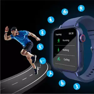 Zebronics Iconic Smartwatch with Bluetooth Calling, 4.52cm (1.8″), Always ON Display, 100+ Watch Faces, 100+ Sport Modes, Built-in Games