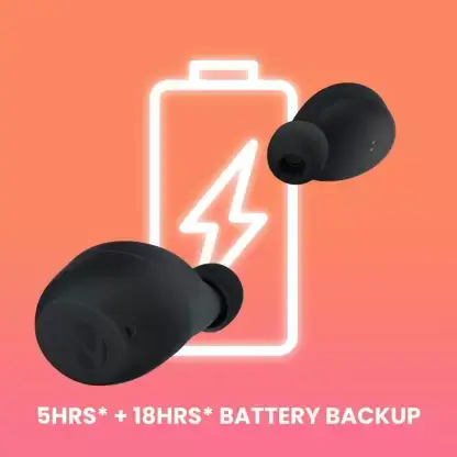 Zebronics Sound Bomb S1 Pro Earbuds True Wireless, Play Time5 Hrs, Rich Audio Quality, Bluetooth Version5.1, Reversible Type-C Support | zopic