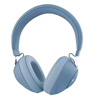 Zebronics Zeb Duke Headphones Wireless Bluetooth Over The Ear with Mic, Charging time 2hrs, Playback time, 30 hrs, Wireless BT, Voice assistant support | zopic