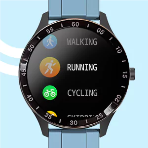 Zebronics Zeb FIT3220CH Smartwatch Fitness with Full Touch TFT Round Display, Metal Body, Day Data Storage, BP & Heart Rate Monitor, Built in Games | zopic