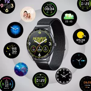 Zebronics Zeb FIT3220CH Smartwatch Fitness with Full Touch TFT Round Display, Metal Body, Day Data Storage, BP & Heart Rate Monitor, Built in Games | zopic