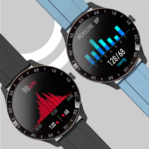 Zebronics Zeb FIT3220CH Smartwatch Fitness with Full Touch TFT Round Display, Metal Body, Day Data Storage, BP & Heart Rate Monitor, Built in Games | zopic
