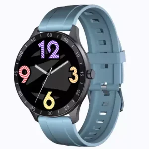 Zebronics Zeb FIT3220CH Smartwatch Fitness with Full Touch TFT Round Display, Metal Body, Day Data Storage, BP & Heart Rate Monitor, Built in Games