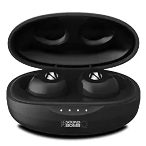 Zebronics Zeb-Sound Bomb Q Earbuds, Qualcomm aptx Audio, 35H of extra charge with Charging Case, Truly Wireless Bluetooth in Ear with Mic (Black)