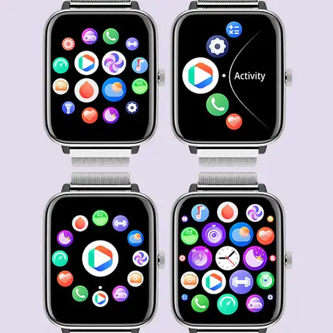 Zebronics DRIP Smartwatch with Bluetooth Calling, 100+ Watch Faces, 100+ Sport Modes, 4 built-in Games, Voice Assistant, 8 Menu UI, Fitness Health | zopic